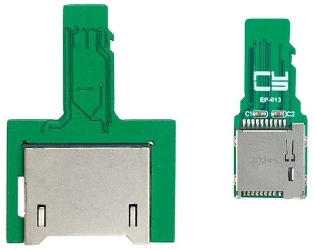 Alt view image 4 of 7 - AJMRTC 2PCS Micro SD TF Male to SD Female Extension Adapter PCBA, TF to SD Card Extender, Supports SD / SDHC / SDXC UHS-I UHS-II UHS-III High Speed Signal Pass Through