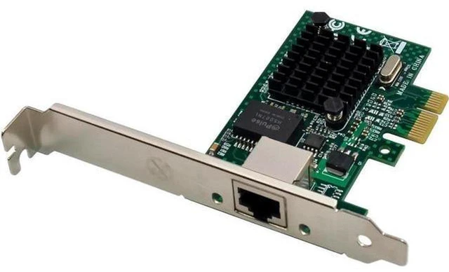 Main image of AJMRTC Broadcom BCM5751 Gigabit PCI Express Network Card, Single RJ45 Port 10/100/1000Mbps PCIe x1 Desktop Ethernet Adapter, Support WOL PXE Boot for PC Server