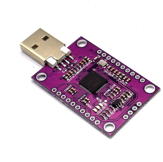 Alt view image 2 of 6 - AJMRTC FT232H High Speed Multifunction USB Adapter Module, USB 2.0 Hi-Speed to JTAG UART FIFO SPI I2C Bit-Bang Converter, MPSSE Debug Board for FPGA MCU Program and Test