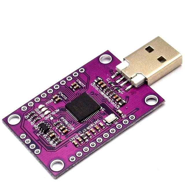 Alt view image 3 of 6 - AJMRTC FT232H High Speed Multifunction USB Adapter Module, USB 2.0 Hi-Speed to JTAG UART FIFO SPI I2C Bit-Bang Converter, MPSSE Debug Board for FPGA MCU Program and Test