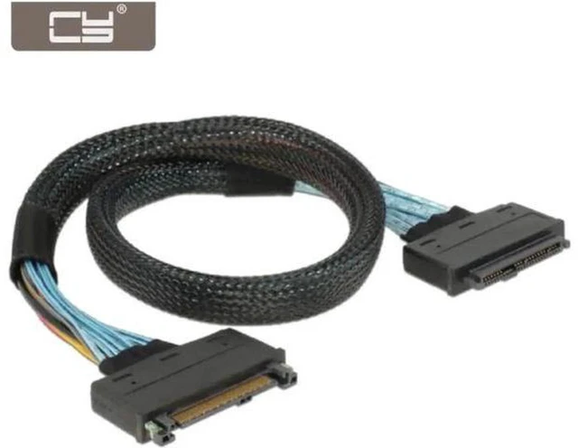 Alt view image 2 of 2 - AJMRTC U.2 SFF-8639 68Pin Male to Female Extension Adapter, PCIe NVMe SSD Extender Board, SFF-8639 U2 Signal Pass-Through Riser for 2.5" U.2 NVMe SSD, Server Workstation Storage Extension