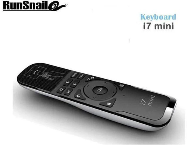 Main image of AJMRTC Mini i7 Fly Air Mouse, 2.4GHz USB Wireless Gyro Remote Control, Plug and Play Air Mouse for Smart TV, Android TV Box, PC, Laptop, HTPC, Projector, Media Player, Multimedia Presentation Controll