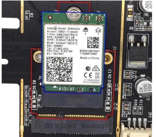 Alt view image 5 of 5 - AJMRTC M.2 Bluetooth Adapter Card, Wireless Bluetooth Module for Desktop Laptop PC, Stable Bluetooth Connection Easy Installation for M.2 Interface
