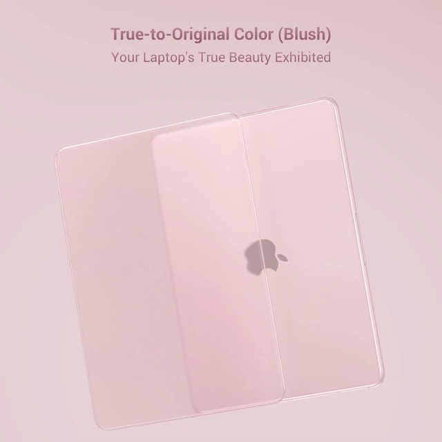 Alt view image 6 of 7 - Compatible with MacBook Neo Case 13 inch 2026 A3404 A18 Pro Chip | Scratch-Resistant Protective Hard Shell&Puffy Sleeve Bag&Keyboard Skin&Screen Film&Type C, Blush