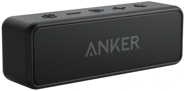 Main image of soundcore 2 Portable Bluetooth Speaker, 24-Hour Playtime, IPX7 | 12W Stereo Sound, Wireless Stereo Pairing, Bluetooth 6, Bassup, Wireless Speaker for Home, Shower, Outdoors, Travel, Camping