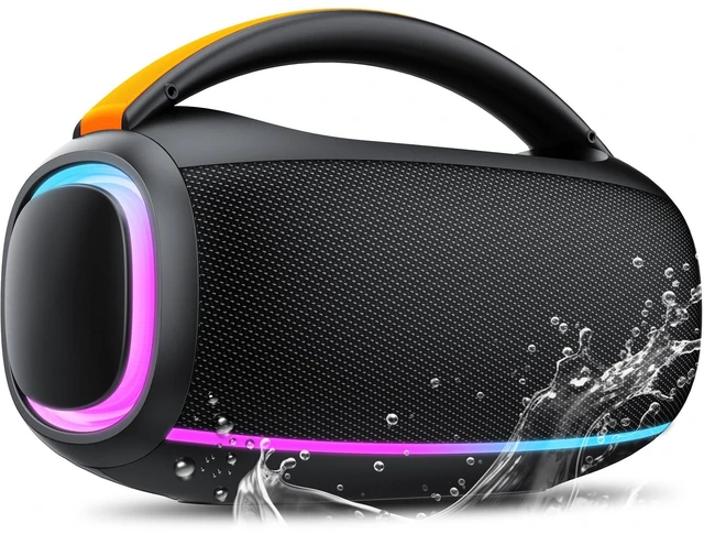 Main image of Speakers Bluetooth Wireless: 80w Loud Speaker with Bass, 30H Playtime, IPX7 Waterproof, Bluetooth Speakers Outdoor for Work, Outdoor, Workshop, Garage, Portable Speaker with TWS