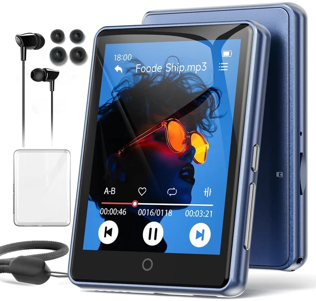 Main image of 32GB MP3 Player with Bluetooth 5.3, 2.8" Touchscreen & Speaker | HiFi Lossless Audio, Zinc Alloy Body, 48H Playback, FM Radio, Voice Recorder, 3.5mm Headphone Jack, Up to 128GB microSD Card