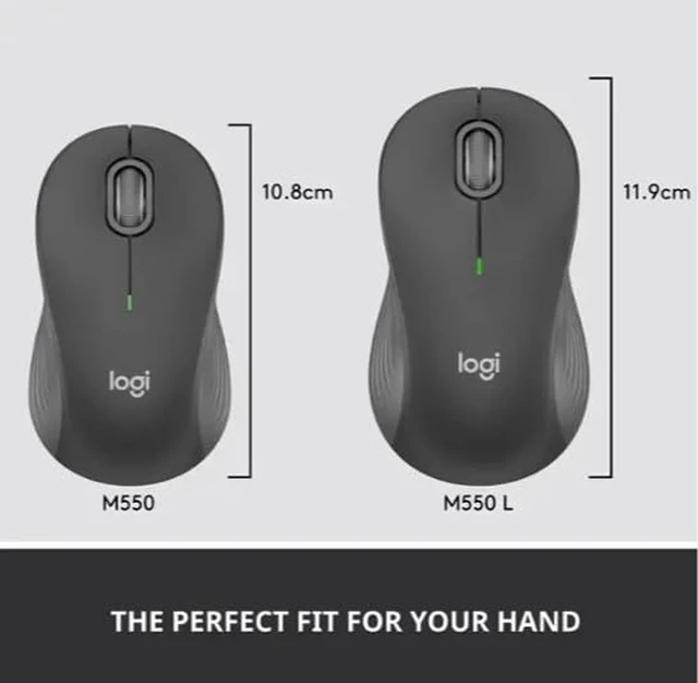 Alt view image 3 of 4 - Signature M550 L Full Size Bluetooth Ambidextrous Mouse