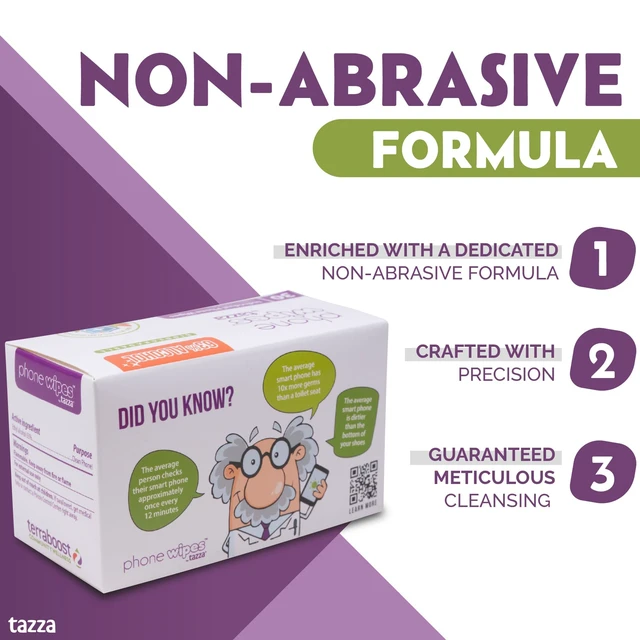 Alt view image 6 of 7 - Screen Wipes 30 Individually Wrapped Screen Cleaning Wipes for Phones, Glasses & Electronics 63% Alcohol Tech Wipes for Smartphones, Tablets, Laptops & Eyeglasses
