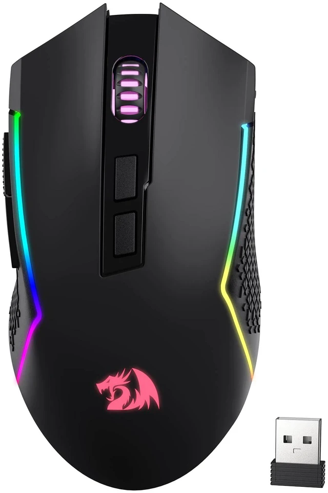 Main image of M693 Wireless Gaming Mouse, 8000 DPI Mice w/ 3-Mode Connection, BT & 2.4G Wireless, 7 Macro Buttons, Reliable Power Capacity for PC/Mac/Laptop
