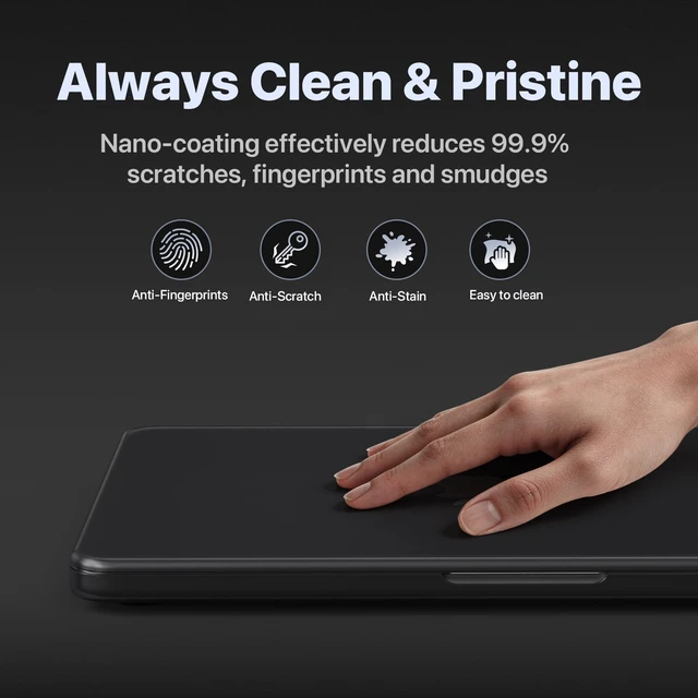 Alt view image 3 of 7 - for MacBook Pro 16 inch Case M5-M1 2026-2021 Pro/Max, Matte Black | 100% Color Match, Anti Scratch & Fingerprint, Crack Resistant Cover, Protective Laptop Hard Shell, Ultra Thin, Close Seamless