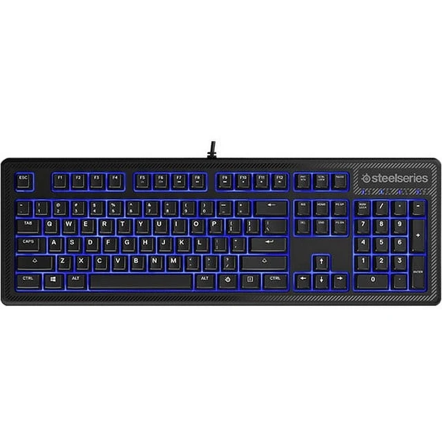 Alt view image 4 of 7 - Apex 100 Gaming Keyboard - Tactile & Silent - Blue LED Backlit - Splash Resistant