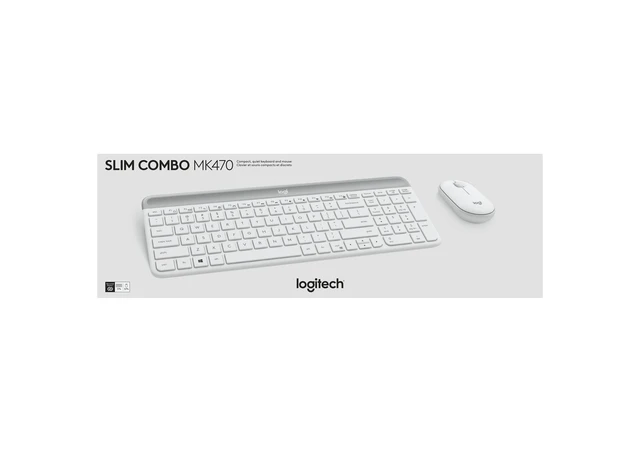 Alt view image 7 of 7 - Slim Combo Keyboard, White, Walmart Exclusive