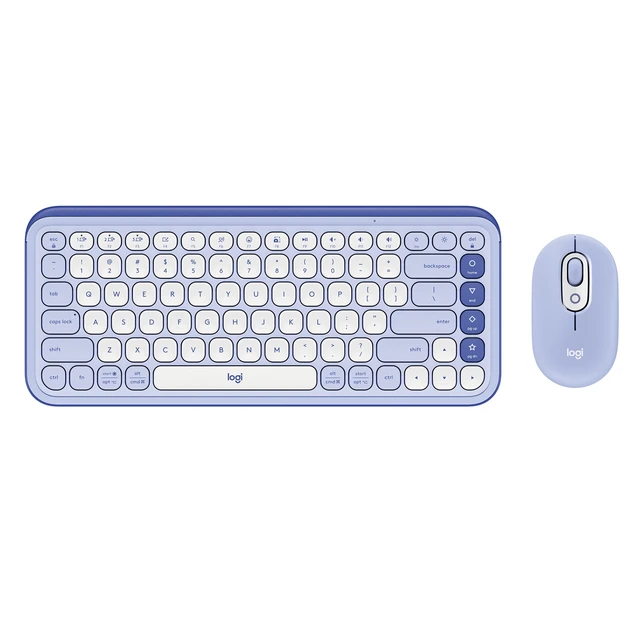 Alt view image 4 of 4 - POP Icon Bluetooth Keyboard and Mouse Combo, Lilac, Walmart Exclusive