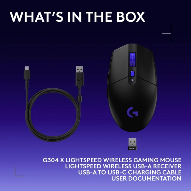 Main image of G304X Wireless Gaming Mouse - Black