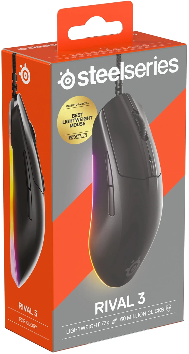 Alt view image 6 of 6 - Rival 3 Wired Gen 2 - Black US