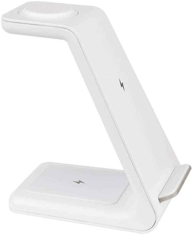 Main image of 3-in-1 Wireless Charging Station for Iphone, Apple Watch, and Airpods, White