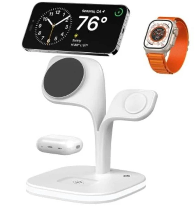 Main image of TRX-UD22-WHT 5 in. 1 Fast Wireless Charging Station in White