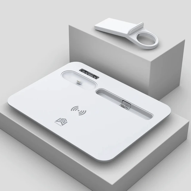 Alt view image 2 of 3 - TRX-UD17-WHT 4 in. 1 Fast Charge Wireless Charging Station in White