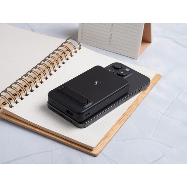 Alt view image 2 of 7 - 10,000-mAh MagPower Max Magnetic Qi v2.0 Portable Power Bank