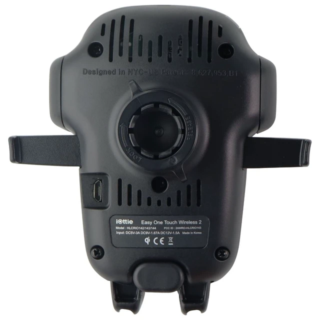 Alt view image 3 of 5 - Wireless Car Charger Easy One Touch Qi Charging CD Slot + Air Vent Combo