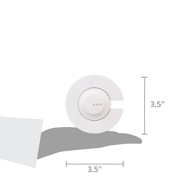 Alt view image 6 of 6 - Portable Home Speaker Charging Cradle - Silver