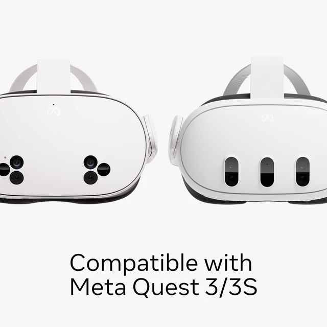 Alt view image 6 of 7 - Quest Compact Charging Dock Works with Meta Quest 3/3S Extended Headset Charging Cable Wireless Charging for Touch Plus Controllers