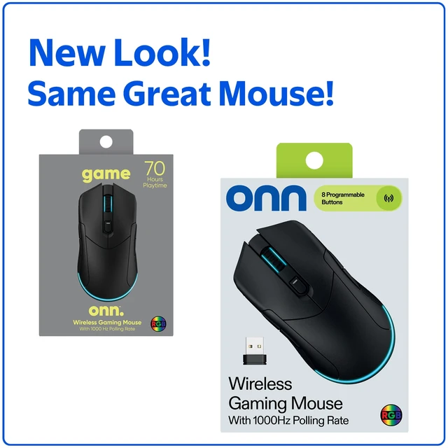 Alt view image 3 of 7 - Rechargeable Wireless Gaming Mouse with LED Lighting, 8 Programmable Buttons