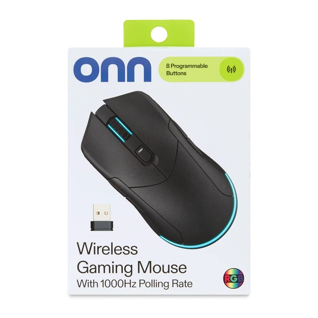 Alt view image 6 of 7 - Rechargeable Wireless Gaming Mouse with LED Lighting, 8 Programmable Buttons