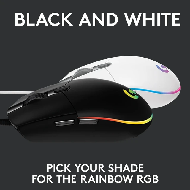 Alt view image 6 of 7 - G203 LIGHTSYNC Gaming Mouse, 8,000 DPI, Black
