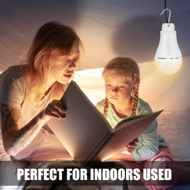 Alt view image 5 of 6 - 6 Pcs USB Light String LED Portable Light Bulb USB Strip Emergency Lighting | 6.6 ft Length Cord Camping Lantern with Splitter Cable for Camping Porch Backyard Garage Warehouse Truck Fishing Boat