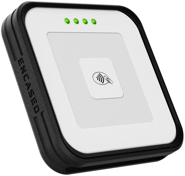 Main image of Protective Grip Case for Square Card Reader Contactless and Chip (2nd Gen Only) Shockproof TPU Cover (Black)