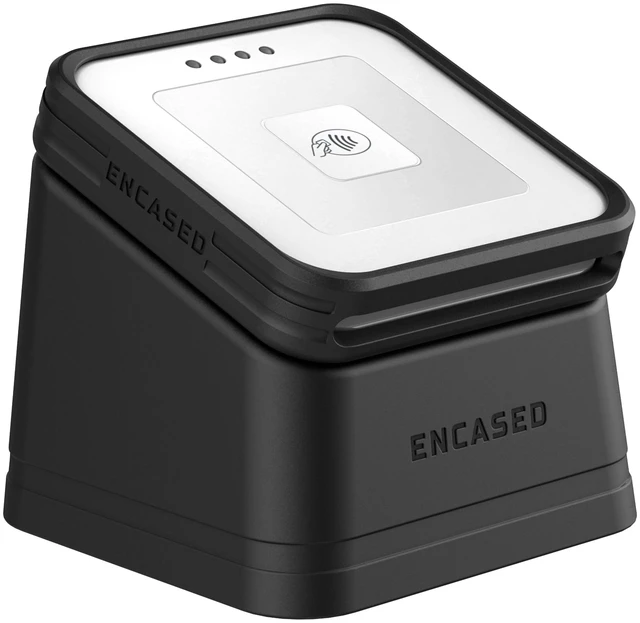 Main image of Dock for Square Card Reader (2nd Gen.) with Removeable Protective Case - Magnetic Case and Display Stand Set with Non-Slip Base (Black)