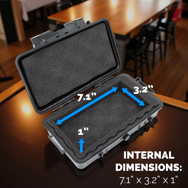 Alt view image 2 of 6 - Hard Case for Square Handheld Credit Card Reader | Waterproof, Impact Resistant, Travel Case, Portable POS Reader Compatible