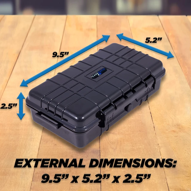Alt view image 5 of 6 - Hard Case for Square Handheld Credit Card Reader | Waterproof, Impact Resistant, Travel Case, Portable POS Reader Compatible