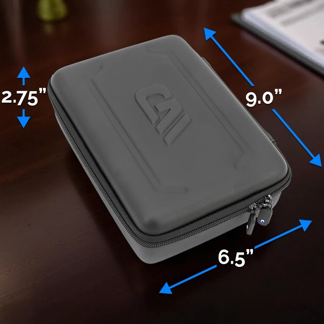 Alt view image 2 of 7 - Travel Case Compatible With Square Handheld Credit Card Machine Point of Sale Card Reader, Impact Resistant Exterior With Padded Foam Screen Protection and Storage For Accessories