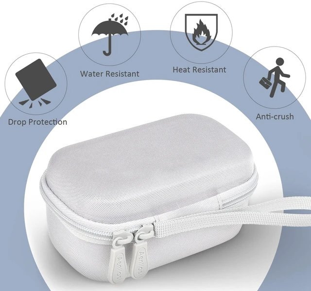 Alt view image 3 of 6 - Hard Case for Contactless Square Card Reader/Dock/Chip Reader | Hard shell construction, Water-resistant design, Soft interior lining, Protective case only