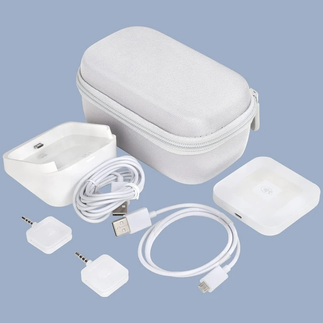 Alt view image 4 of 6 - Hard Case for Contactless Square Card Reader/Dock/Chip Reader | Hard shell construction, Water-resistant design, Soft interior lining, Protective case only