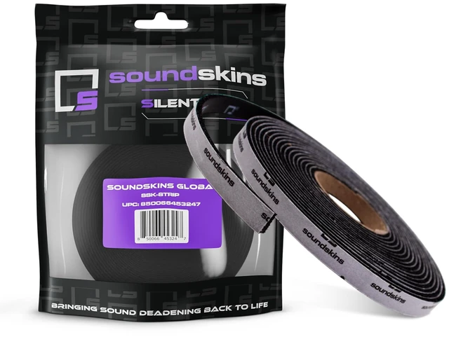 Main image of Silent Insulation Strip Sound Deadening Closed Cell Acoustic Foam Tape SSK-Strip Rubber Closed Cell Foam, 1 Roll (3/8" Wide)