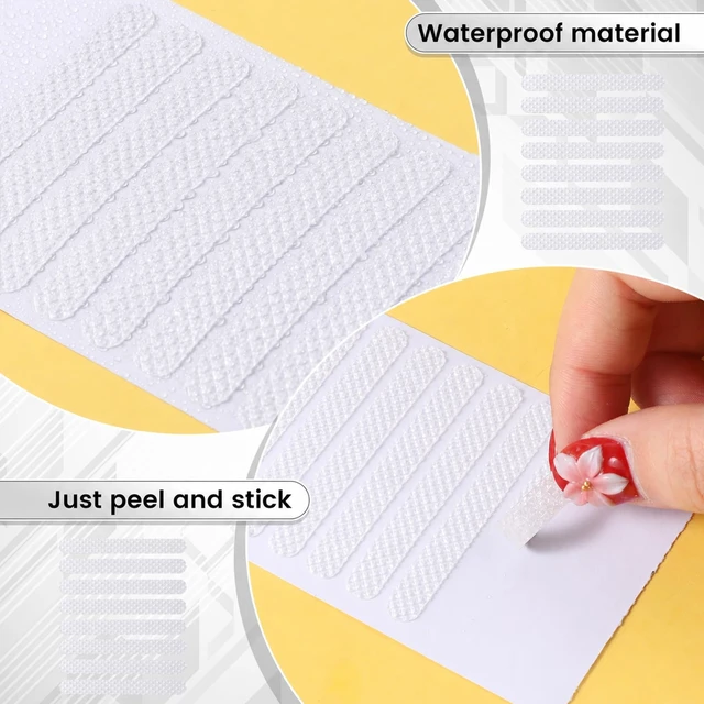 Alt view image 6 of 7 - 40 Pcs Phone Grip Tape, Non Slip Side Sticker | Adhesive Cell Phone Grip Tape, Bumper Frame Stickers for Phone Case Smartphone Tablet Frame