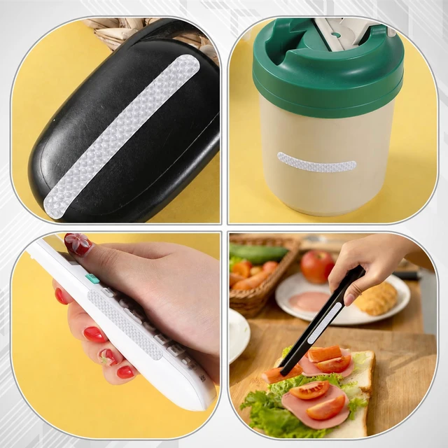 Alt view image 7 of 7 - 40 Pcs Phone Grip Tape, Non Slip Side Sticker | Adhesive Cell Phone Grip Tape, Bumper Frame Stickers for Phone Case Smartphone Tablet Frame