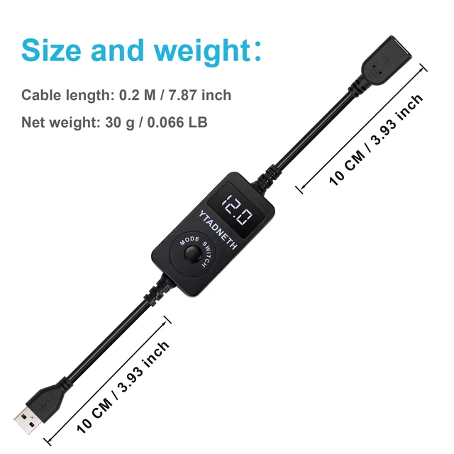 Alt view image 4 of 6 - USBA Voltage Current Tester Meter, DC 530V 05A Digital Multimeter | LED Digital Display