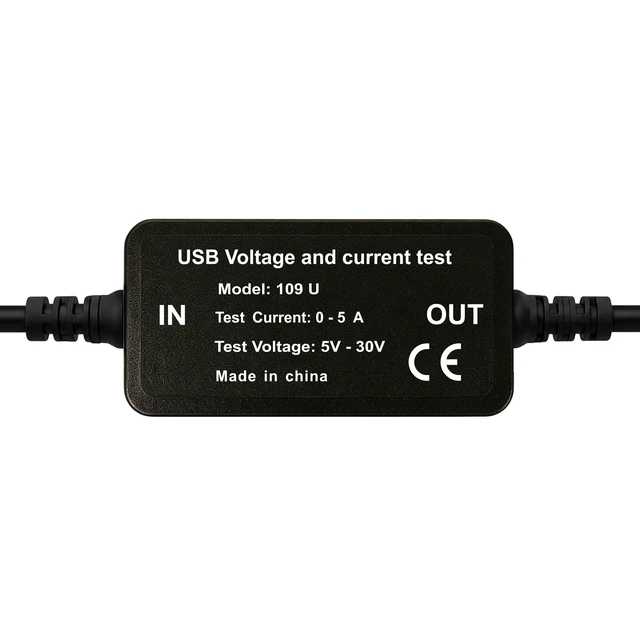 Alt view image 5 of 6 - USBA Voltage Current Tester Meter, DC 530V 05A Digital Multimeter | LED Digital Display