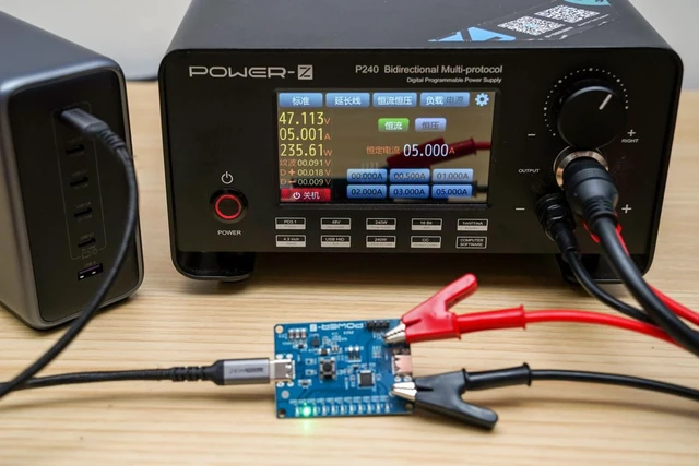 Alt view image 5 of 5 - Power-Z SINK240 USB PD3.1 Trigger Board, USB-C Decoy Module 240W 48V, PPS/AVS Voltage Tester for Charger Aging and EMC Test