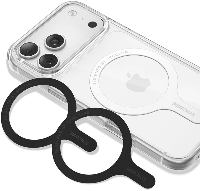 Main image of for MagSafe Metal Ring Sticker Magnetic Accessories 3-Pack, Black | Compatible with MagSafe Ring, Wireless Charging, Universal Magnetic Ring Sticker for iPhone, Galaxy, Android Standard Cases