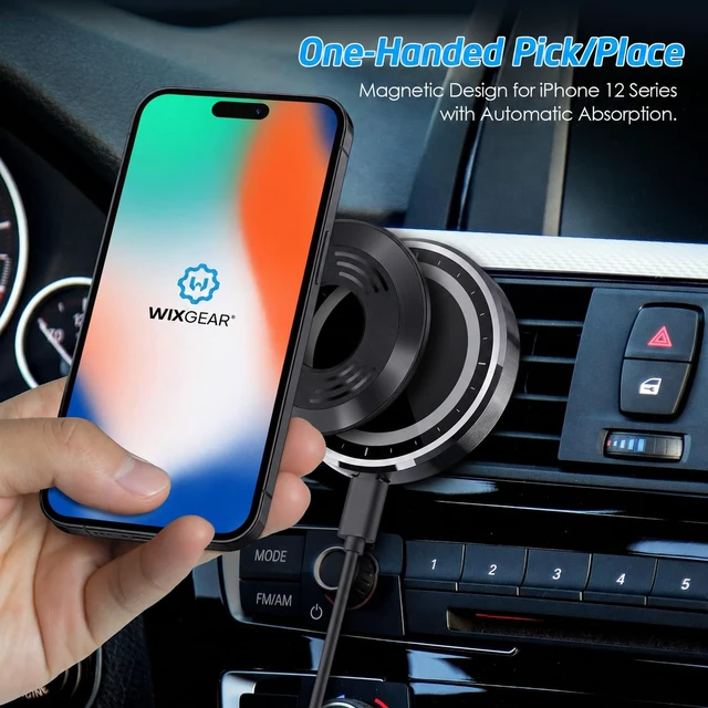 Alt view image 5 of 6 - Adhesive Metal Ring for Phone Case Cover, Thin Sticker Compatible to Magsafe Metallic Plate for iPhone 14 13 12 Pro Max Mini Sticky Round Piece for Magnetic Grip Holder (4 Pack) (Black)