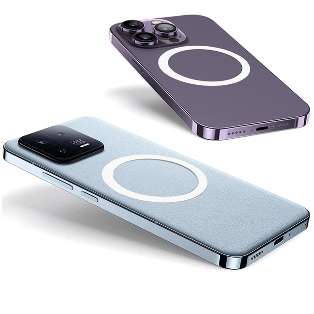 Alt view image 5 of 6 - Universal Metal Ring Sticker, 3Pcs, White | Compatible with iPhone/Samsung/Android Cellphones, Magnetic Phone Charger/Mount/Holder Conversion