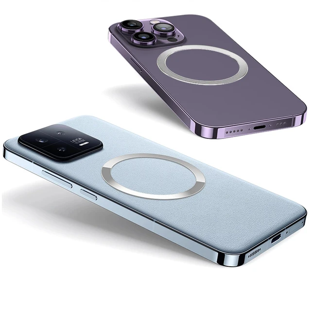 Alt view image 5 of 6 - Universal Metal Ring Sticker, 3Pcs, Silver | Compatible with iPhone/Samsung/Android Cellphones, Magnetic Phone Charger/Mount/Holder Conversion
