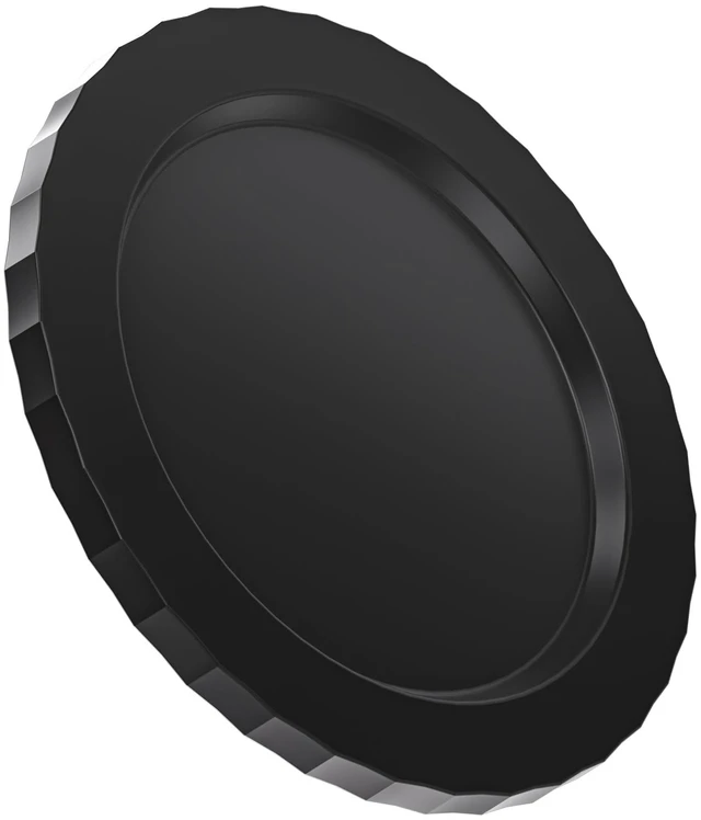 Main image of Magnetic Base Compatible with PopSocket Phone Grips and MagSafe iPhone Series Case, Removable Kindle/Phone Holder Base, Thin & Light Portable Plate, Pure Black