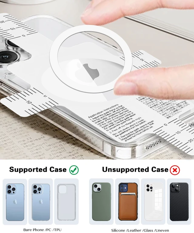 Alt view image 7 of 7 - Universal Metal Rings Compatible with Magnetic Sticker,Magnetic Ring for Phone Cases & Wireless Charging (10 Matte White)